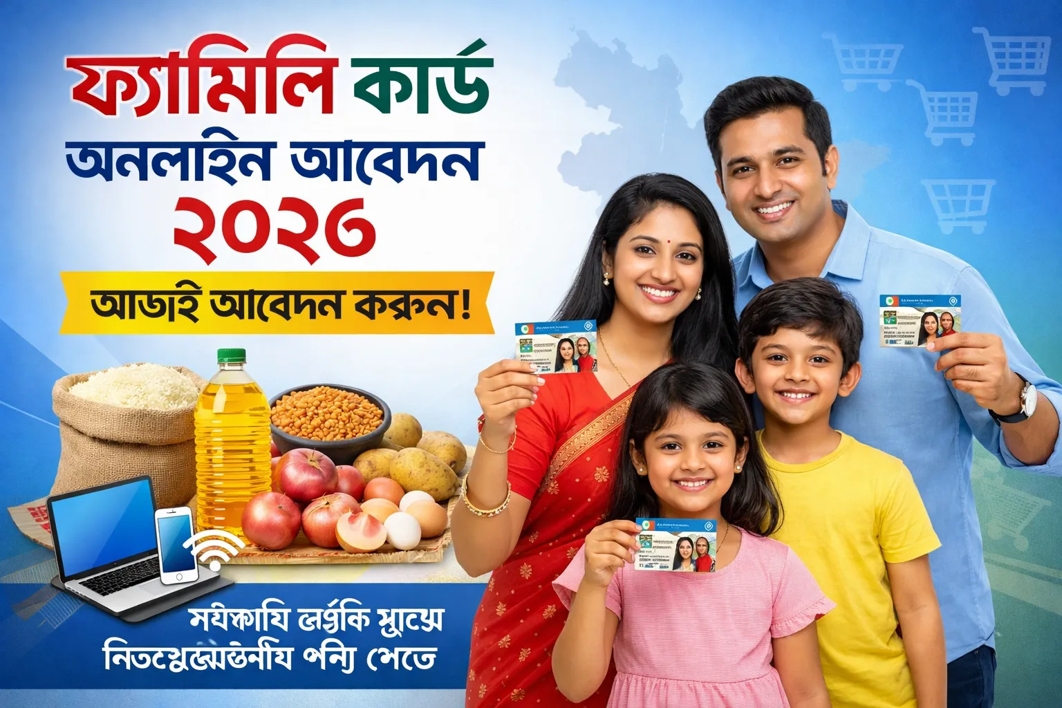 ফ্যামিলি কার্ড অনলাইন আবেদন 2026