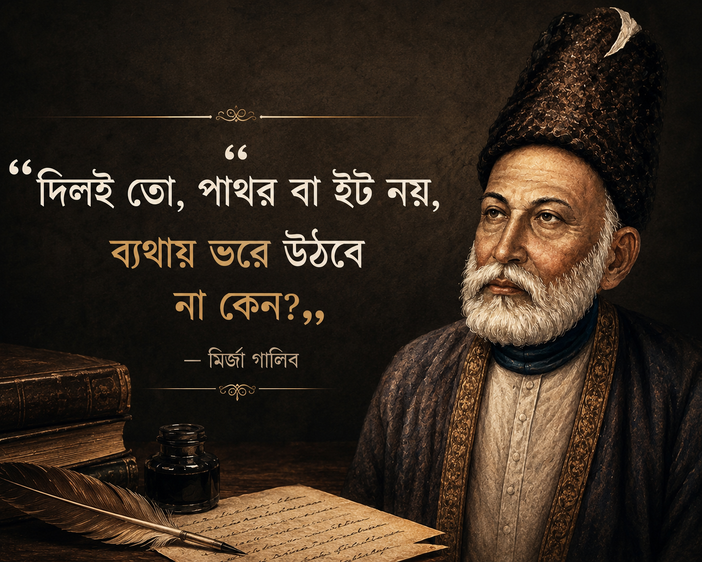 মির্জা গালিব এর উক্তি