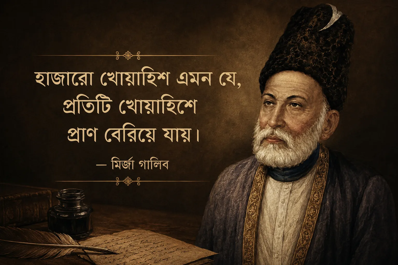 মির্জা গালিব এর উক্তি