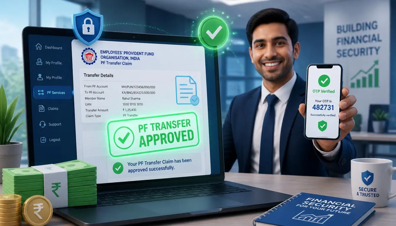 EPFO Simplifies PF Account Transfer: A Major Relief for Employees Changing Jobs