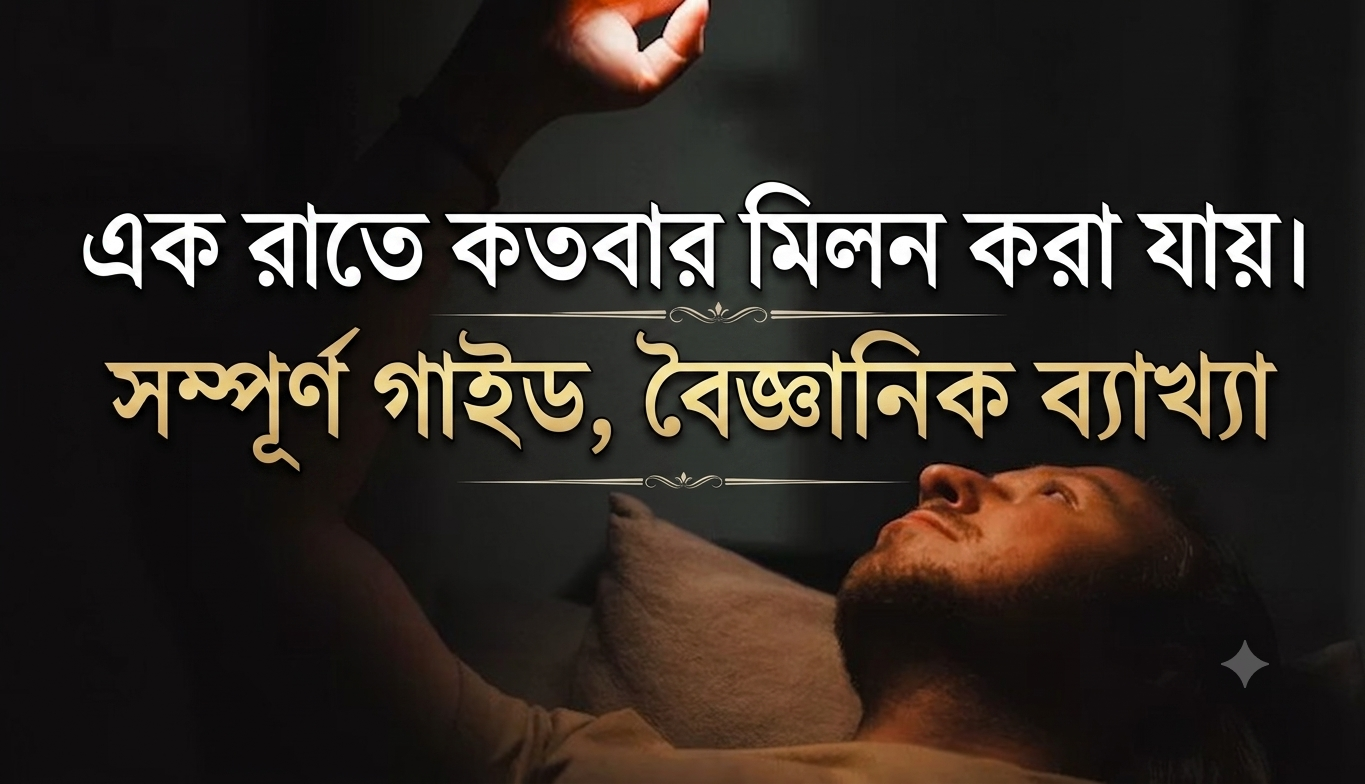 এক রাতে কতবার মিলন করা যায়