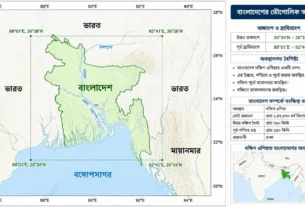 বাংলাদেশের ভৌগোলিক অবস্থান বর্ণনা কর