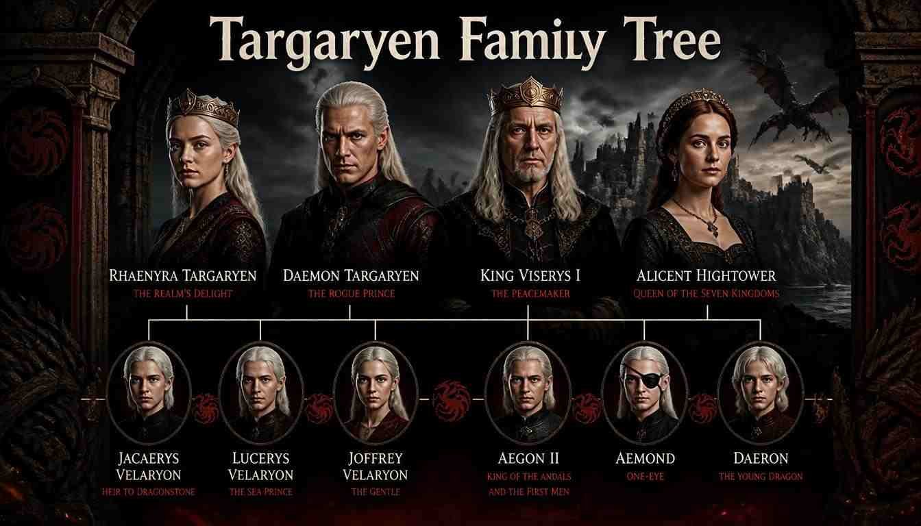 House of the Dragon Family Tree