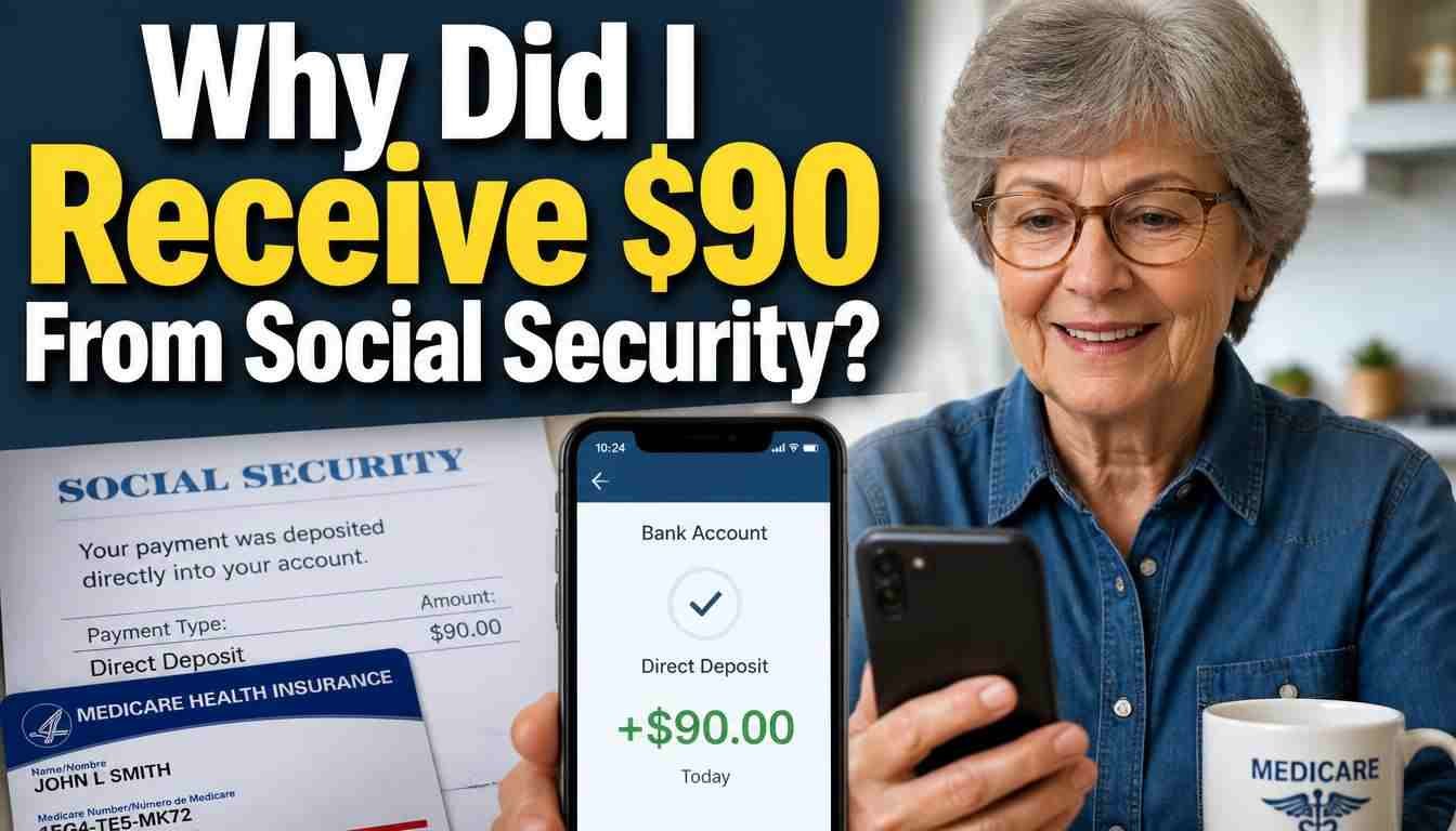 Why Did I Receive $90 From Social Security