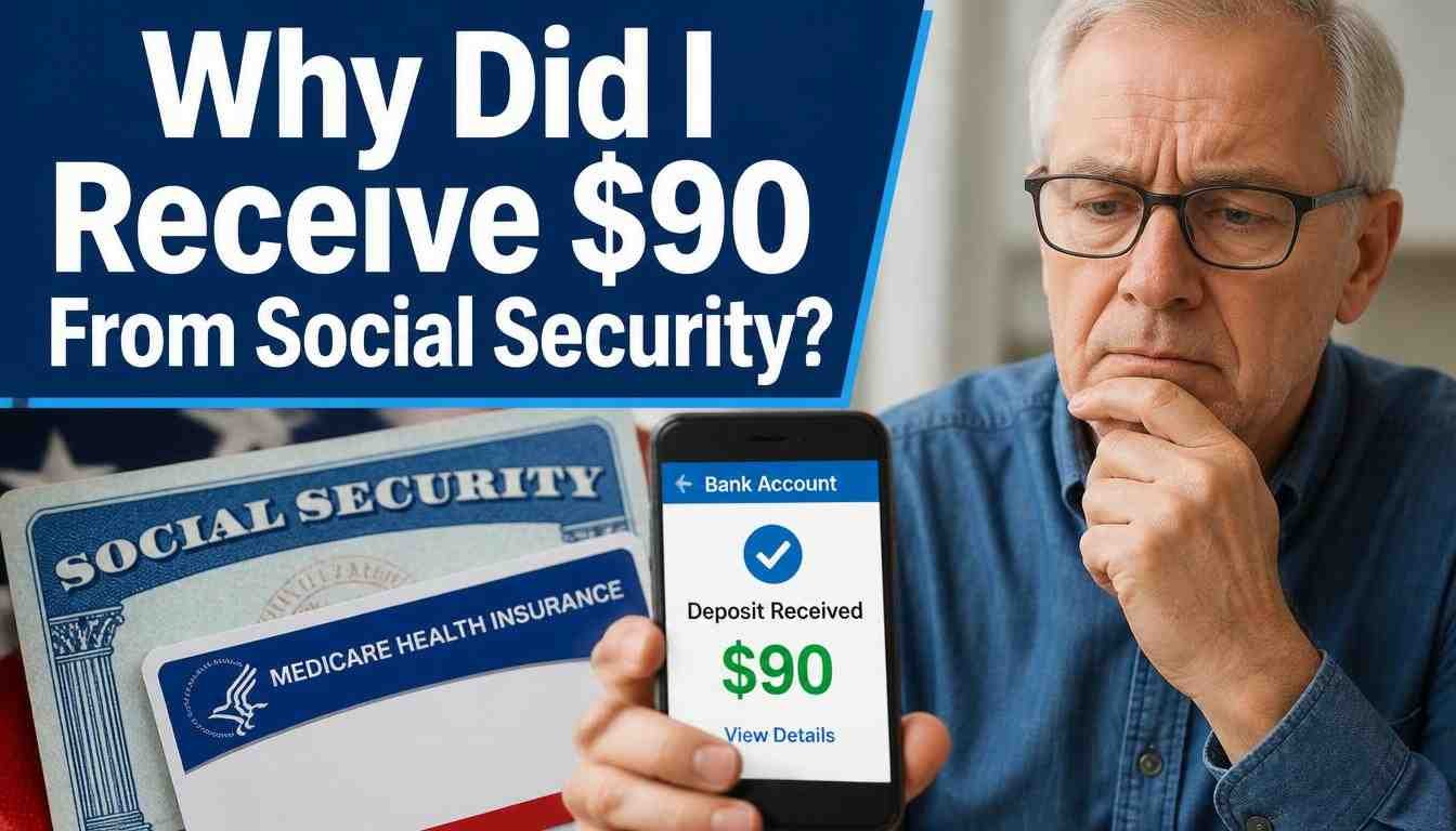 Why Did I Receive $90 From Social Security