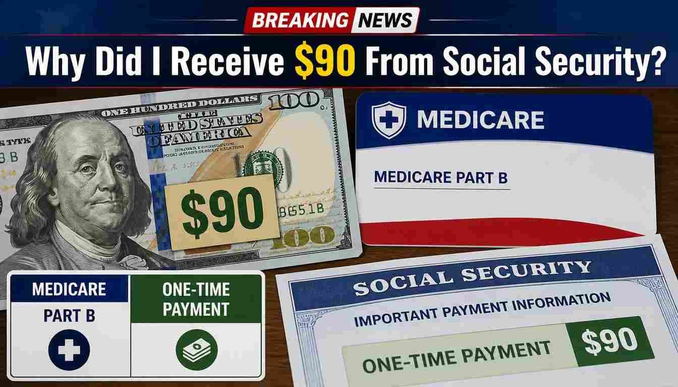 Why Did I Receive $90 From Social Security