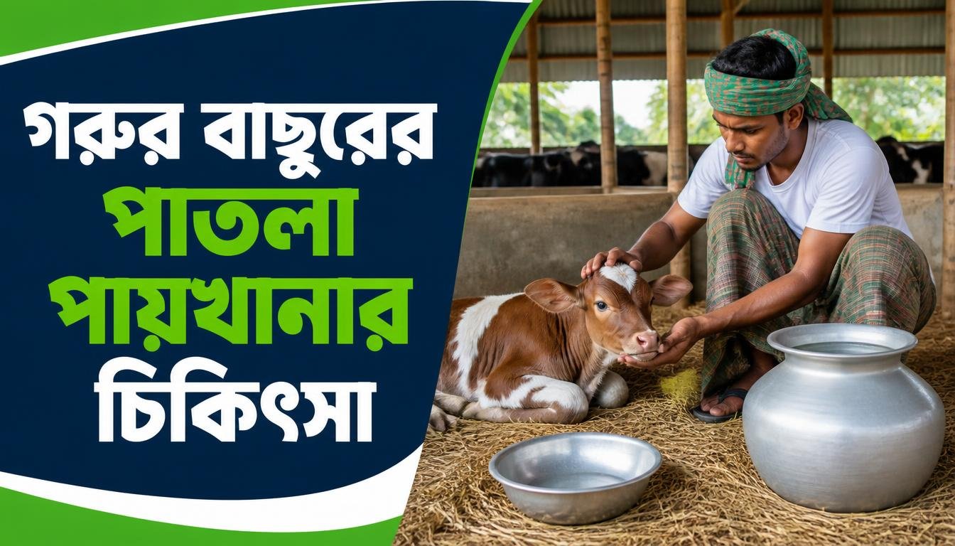 গরুর পাতলা পায়খানা হলে করণীয় কি